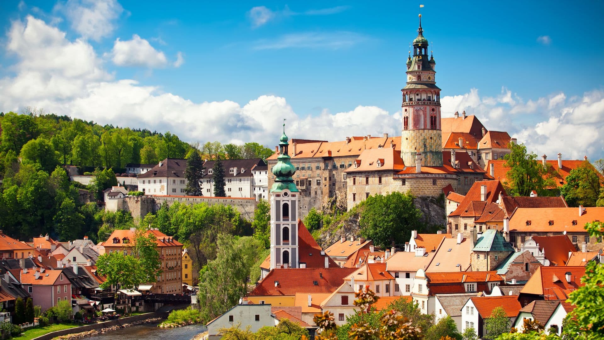 Český Krumlov UNESCO fairytale town in South Bohemia
