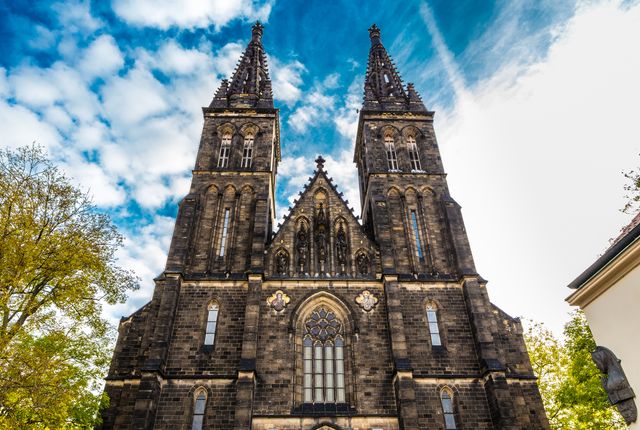 vysehrad-basilica-st-peter-paul-twin-towers